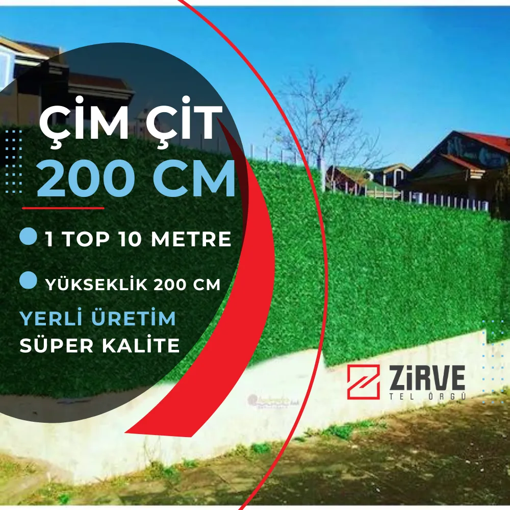 200cm x 10 Metre Çim Çit